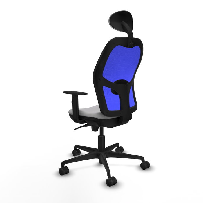 Piqueras y Crespo Chaise de Bureau Jorquera Gris Clair et Bleu Piqueras y Crespo Chaise de Bureau Jorquera Gris Clair et Bleu