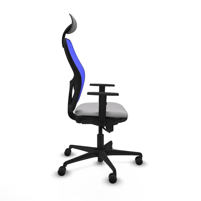 Piqueras y Crespo Chaise de Bureau Jorquera Gris Clair et Bleu Piqueras y Crespo Chaise de Bureau Jorquera Gris Clair et Bleu