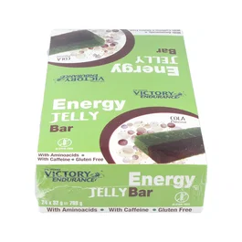 VICTORY ENDURANCE Energy Jelly Bar Cola - Pack de 24 unités