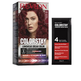 Revlon Color Stay Teinture permanente pour cheveux 6.6 Rouge Intense, 165 ml - Pour femmes