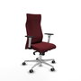 Piqueras Y Crespo Fauteuil Albacete, Mécanisme Synchrone, Similicuir Granat