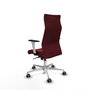 Piqueras Y Crespo Fauteuil Albacete, Mécanisme Synchrone, Similicuir Granat