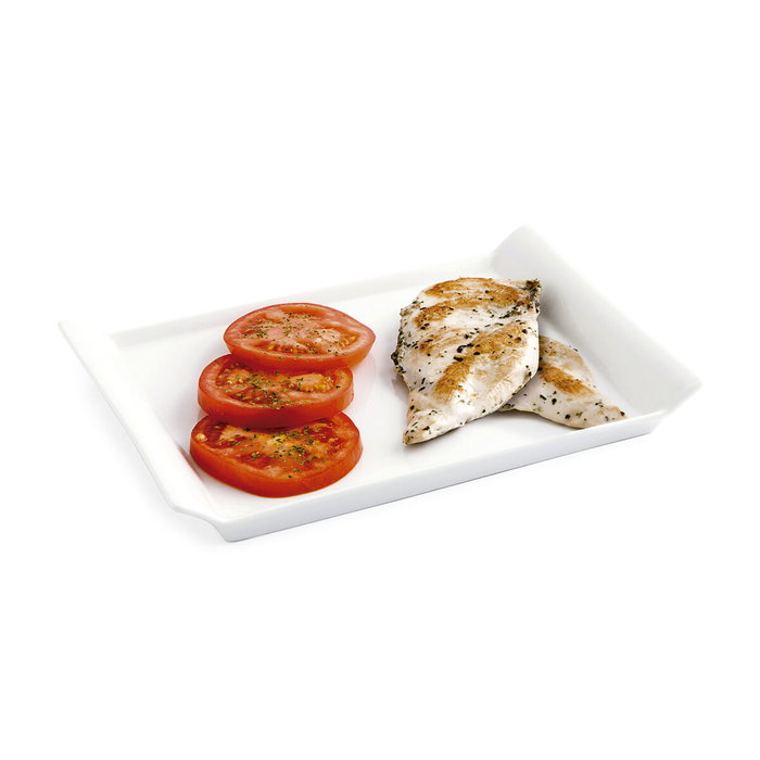 Quid Plat Rectangulaire Porcelaine Gastro Fresh 26x18 cm (6 Unités) Quid Plat Rectangulaire Porcelaine Gastro Fresh 26x18 cm (6 Unités)