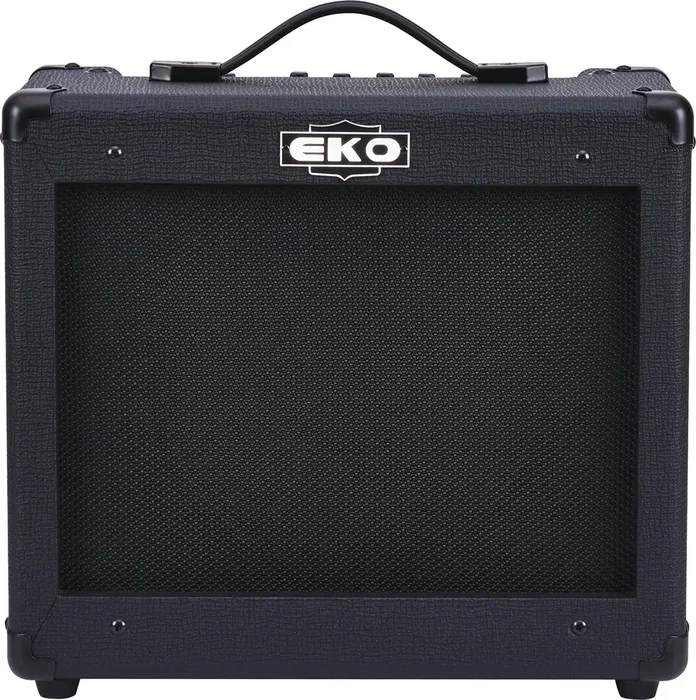 EKO G-BS25 Amplificateur Guitare Combo Transistor 25W 1x10" Black Stealth Reverb