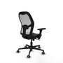 Piqueras y Crespo Chaise de Bureau Jorquera 3D036G0 Noir