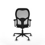 Piqueras y Crespo Chaise de Bureau Jorquera 3D036G0 Noir