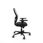 Piqueras y Crespo Chaise de Bureau Jorquera 3D036G0 Noir