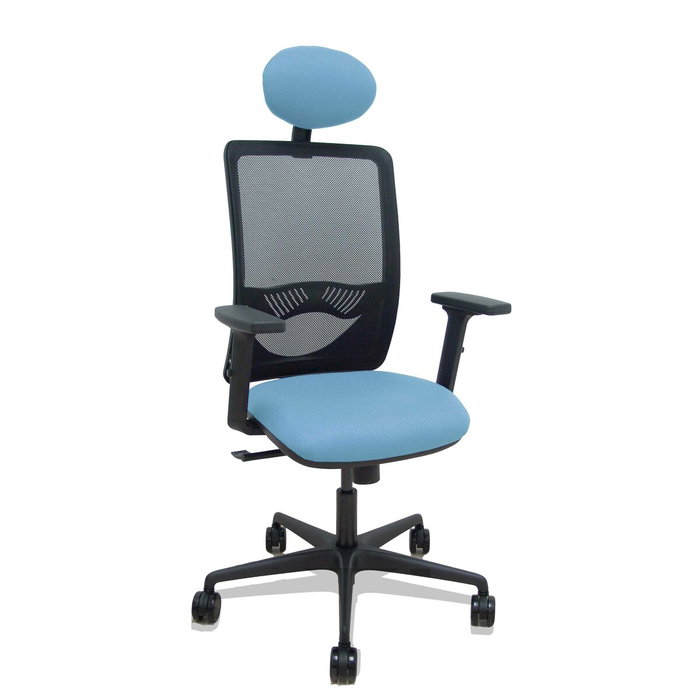 PIQUERAS Y CRESPO Chaise Zulema Synchro Bleu ciel et Noir