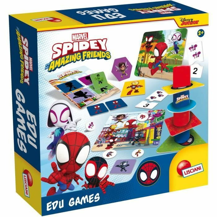 Lisciani Giochi Collection de 10 jeux éducatifs Spidey Lisciani Giochi Collection de 10 jeux éducatifs Spidey