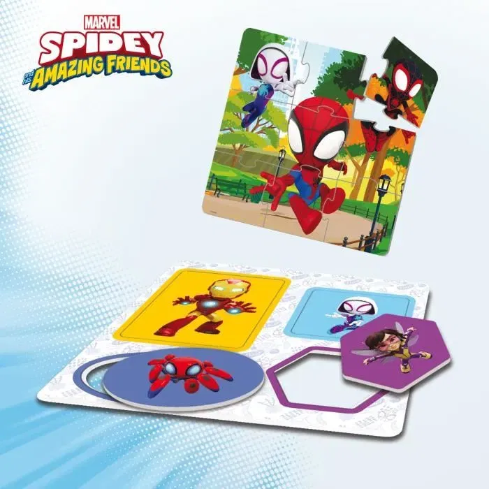 Lisciani Giochi Edu Games Spidey - Collection de 10 jeux éducatifs autocorrectifs pour enfant dès 2 ans