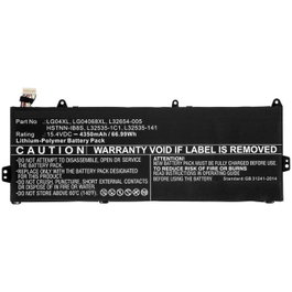 CoreParts Batterie pour HP 66,99Wh 15,4V 4350mAh Noir