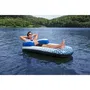 Bestway Hydro Force - Matelas gonflable 1 place - Indigo Wave - 183 x 97 x 53,5 cm