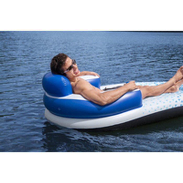 Bestway Matelas gonflable Hydro-Force Indigo Wave 191 x 107 cm