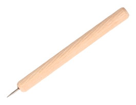 Innspiro Pack de 100 punzones avec manche en bois et pointe métallique 8mm x 80mm