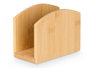 Kinvara Serviette de table verticale en bambou marron 13x10x6 cm (Set de 18)