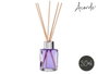 Acorde Mikado Lavande 30 ml - Diffuseur à tiges rotin 4x2x2 cm, Verre et Plastique (Set de 24)