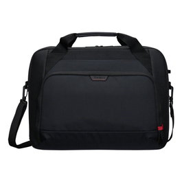Targus EcoSmart Maletín pour Ordinateur Portable 17-18 Pouces Noir et Rouge Sacoche avec Protection Antivol