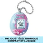 Bandai Tamagotchi Original - 46161 - Angel Lace Rose et Bleu - Animal de compagnie virtuel rétro - Jouet électronique portable