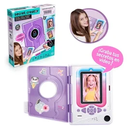 Canal Toys - INF 043 - Creator Journal Secret Vidéo, Verrouillage Empreinte Digitale, Enregistrements avec Filtres, Batterie Rechargeable