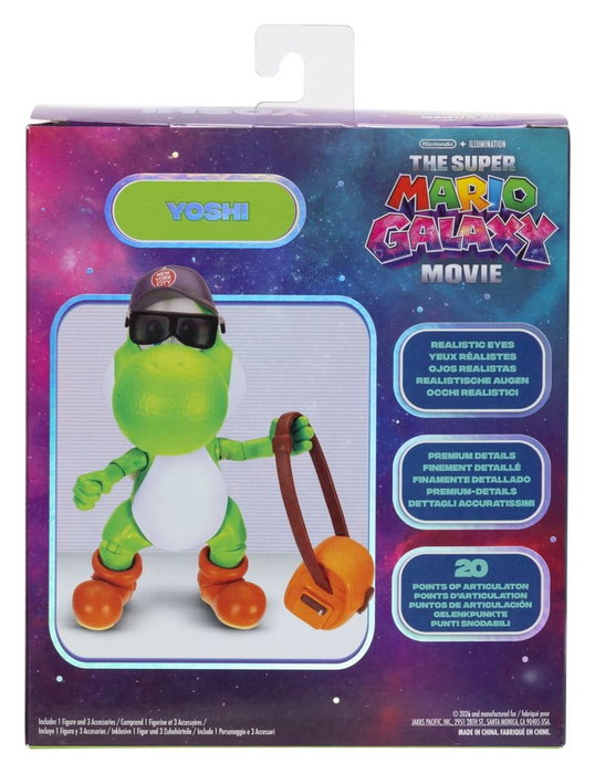 Super Mario Galaxy, le film figurine Yoshi 13 cm Super Mario Galaxy, le film figurine Yoshi 13 cm
