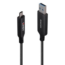 Lindy Câble hybride USB 3.2 5Gbit/s Type A vers C 10 m
