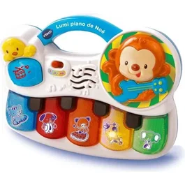 Vtech Baby Lumi Piano de Noé Jouet Musical avec 5 Touches Lumineuses pour Bébé dès 6 Mois