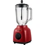 Fagor FGB2153 - Blender 2-en-1 avec moulin broyeur - 400 W - Bol en verre gradué 1,5 L et moulin 50 g - Rouge