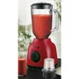 Fagor FGB2153 - Blender 2-en-1 avec moulin broyeur - 400 W - Bol en verre gradué 1,5 L et moulin 50 g - Rouge