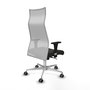 Piqueras y Crespo Chaise de Bureau Albacete Noir et Blanc