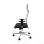 Piqueras y Crespo Chaise de Bureau Albacete Noir et Blanc