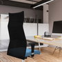 Piqueras y Crespo Chaise de Bureau Albacete Noir et Blanc
