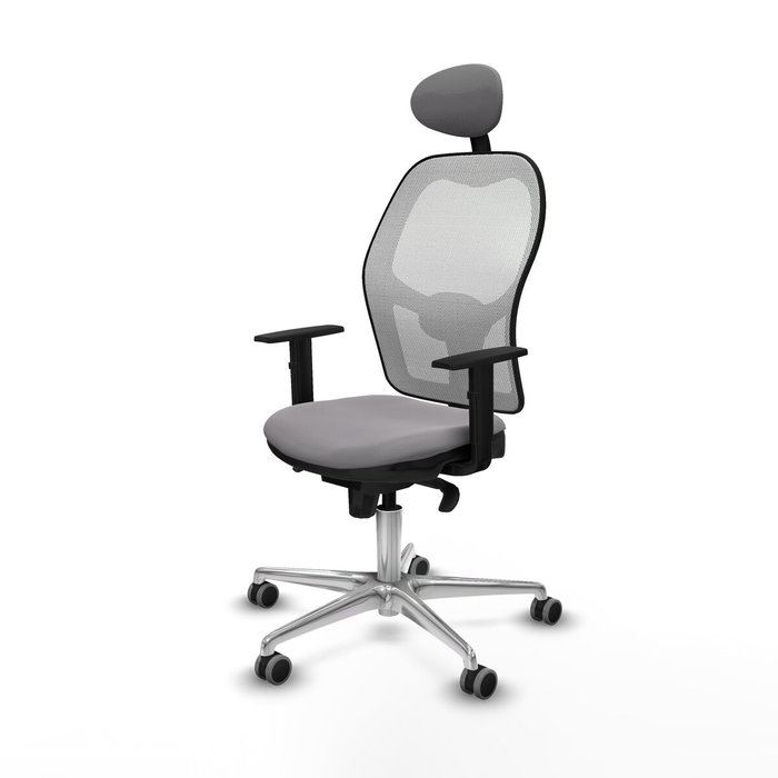 Piqueras y Crespo Chaise de Bureau avec Appui-tête Jorquera 1D086G1 Gris Piqueras y Crespo Chaise de Bureau avec Appui-tête Jorquera 1D086G1 Gris