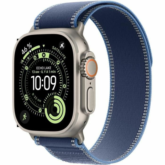 Apple Watch Ultra 3 GPS + Cellular - 49mm - Boîtier Natural Titanium - Bracelet Blue/Bright Blue Trail Loop - M/L Apple Watch Ultra 3 GPS + Cellular - 49mm - Boîtier Natural Titanium - Bracelet Blue/Bright Blue Trail Loop - M/L