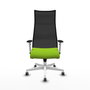 Piqueras y Crespo Chaise de Bureau Albacete Pistache et Noir