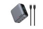 Verbatim Mini GaN Charger 140W avec écran, 3xUSB-C + 1xUSB-A, Noir