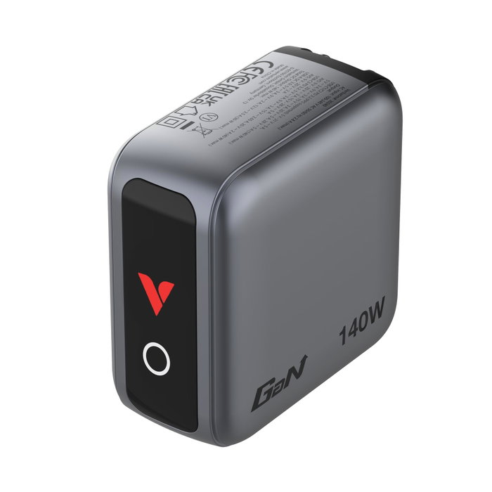 Verbatim Mini GaN Charger 140W avec écran, 3xUSB-C + 1xUSB-A, Noir Verbatim Mini GaN Charger 140W avec écran, 3xUSB-C + 1xUSB-A, Noir
