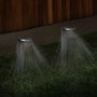 Lumisky Lot de 2 balises solaires à planter OSTRY LED blanc froid