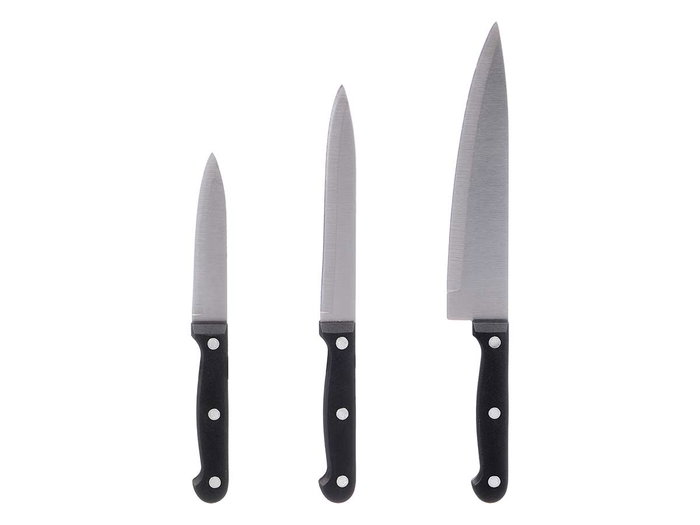 Kinvara Set de 3 couteaux manche noir