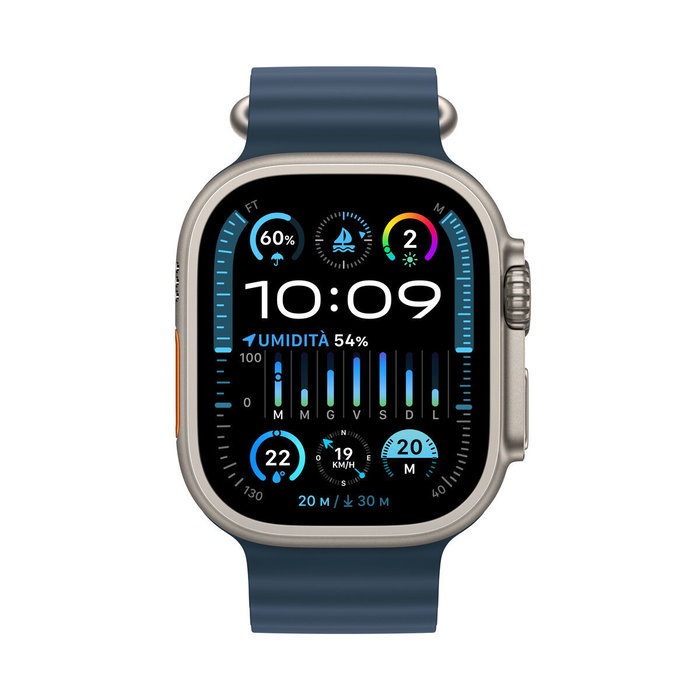 Montre intelligente Apple Watch Ultra 2 Bleu 1,9" 49 mm