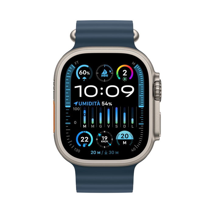 Montre intelligente Apple Watch Ultra 2 Bleu 1,9" 49 mm