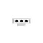 Omada EAP725-Wall Point d'accès mural Wi-Fi 7 BE5000 avec 2 ports 2.5G PoE (1 entrée, 1 pass-through) et 2 ports Gigabit RJ45 - Débit jusqu'à 4324 Mbps