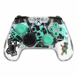 PDP Manette de jeu Minecraft : Diamond - Sans fil - Transparent