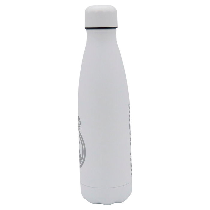 CYP BRANDS Gourde isotherme en acier inoxidable 500ml avec logo Real Madrid, maintient chaud 12h et froid 24h sans BPA, bouchon étanche
