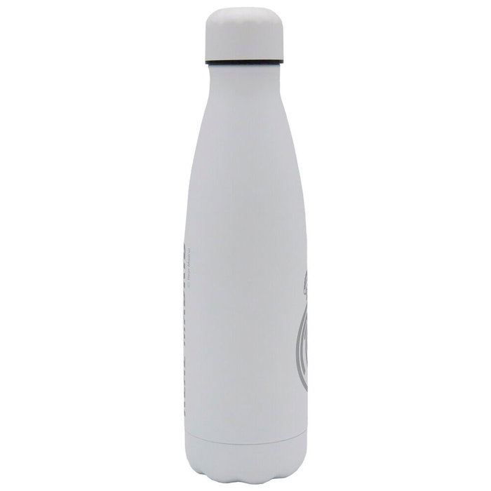 CYP BRANDS Gourde isotherme en acier inoxidable 500ml avec logo Real Madrid, maintient chaud 12h et froid 24h sans BPA, bouchon étanche