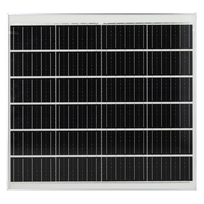 Farola LED Solaire 300W 5000K Panneau 6V 45W Batterie 42Ah Capteur Crépusculaire / Télécommande