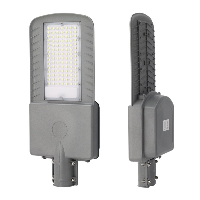 Lampadaire solaire LED 300W 5000K Panneau 6V 45W Batterie 42Ah Capteur crépusculaire / Télécommande