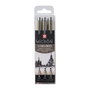 Sakura Pigma Micron Étui de 3 Stylos Pointes Fines Noirs 08-10-12