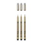 Sakura Pigma Micron Étui de 3 Stylos Pointes Fines Noirs 08-10-12