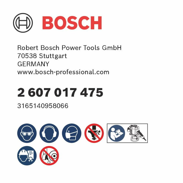 Bosch Professional Coffret de 30 fraises mixtes avec queue de 8 mm