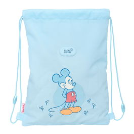 Sac à dos serré par des ficelles Mickey Mouse Clubhouse Baby Bleu 26 x 34 x 1 cm